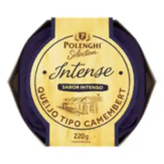 Queijo camembert intense sélection polenghi caixa 220g