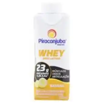 Sam's Club Bebida láctea banana zero lactose whey piracanjuba caixa 250ml oferta