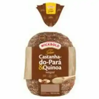 Sam's Club Pão integral castanha-do-pará e quinoa wickbold grão sabor pacote 500g oferta