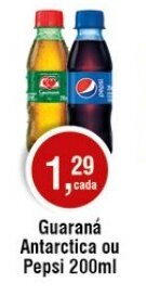 Royal Supermercados Guaraná Antarctica ou Pepsi 200ml oferta
