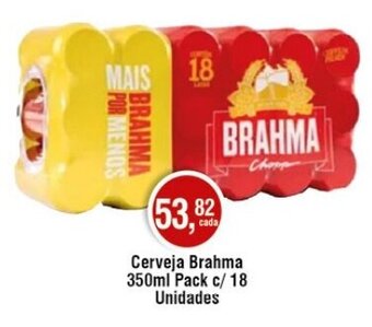 Royal Supermercados Cerveja Brahma 350ml Pack c/ 18 Unidades oferta