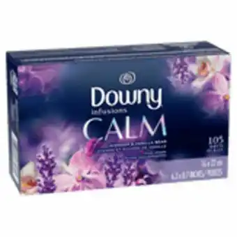 Sam's Club Amaciante em folhas para secadora infusion calm lavanda e baunilha downy caixa com 105 unidades oferta