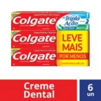 Sam's Club Creme dental tripla ação colgate pack com 6 unidades 90g cada oferta