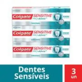 Sam's Club Creme dental sensitive pro-alívio colgate pack com 3 unidades 110g cada oferta