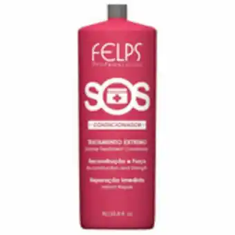 Condicionador reconstrução sos profissional felps frasco 1l