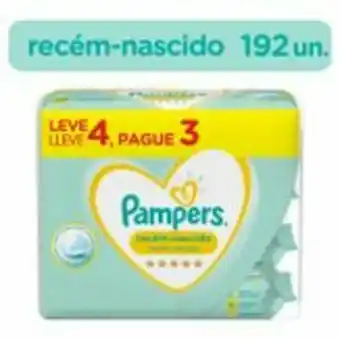 Sam's Club Lenço umedecido recém-nascido pampers pack com 4 unidades oferta