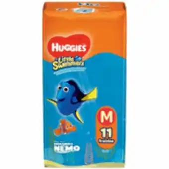 Sam's Club Fralda descartável infantil para nadar m little swimmers huggies pacote com 11 unidades oferta
