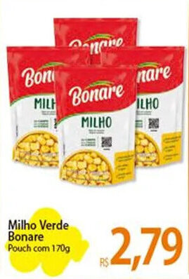 Milho Verde Bonare Pouch com 170g