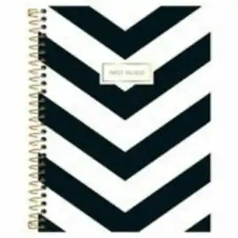 Caderno capa dura espiral estampado tilibra west village 80 folhas