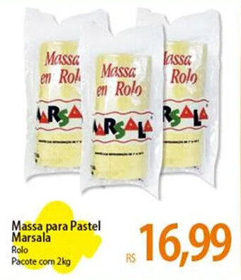 Atacadão Massa para Pastel Marsala Pacote com 2kg oferta