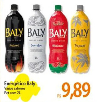 Atacadão Energético Baly Vários sabores Pet com 2L oferta