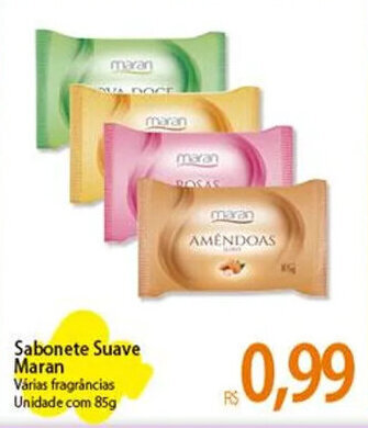Atacadão Sabonete Suave Maran 85G oferta