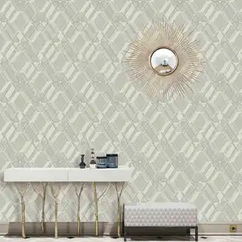 Papel de parede 9,5m x 53cm havan - ladrilho cinza hav 8809-4b