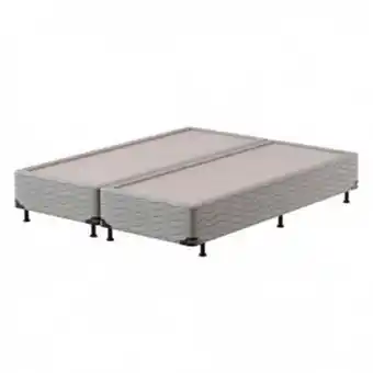 Eletrosom Base p/ cama box londres 158x198x26 cinza - probel oferta