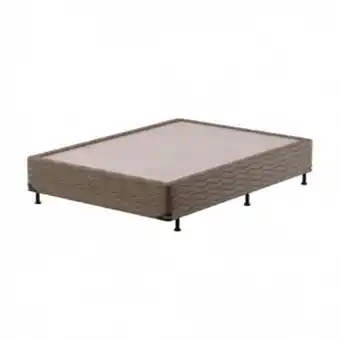 Base p/ cama box premier 138x188x30 marrom - probel