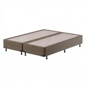 Eletrosom Base p/ cama box premier 158x198x30 marrom - probel oferta