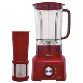 Eletrosom Liquidificador ph900 vermelho 2l 12 velocidades 1200w -philco oferta
