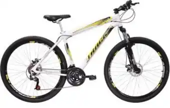 Bicicleta aro 29 tb niner, 21 marchas, freio a disco, aro aero, suspensão dianteira, branca - track bikes