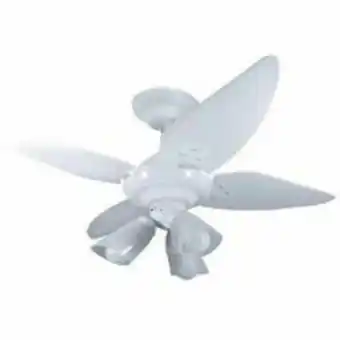 Ventilador lustre manour branco 220v 4 pás branca