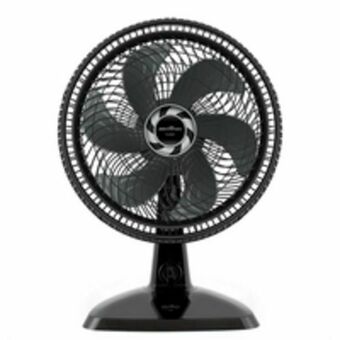 Novo Mundo Ventilador super turbo britânia, 155w, 6 pás, 3 velocidades, preto - bvt405 oferta