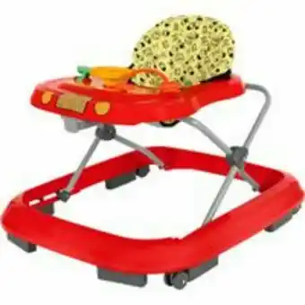 Andador para bebê tutti baby safari plus - vermelho