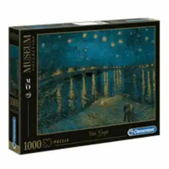 Puzzle 1000 peças van gogh - noite estrelada - clementoni - imp