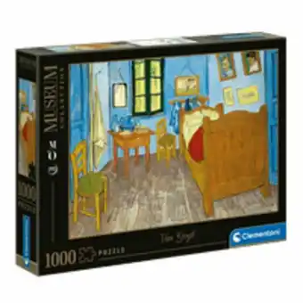 Puzzle 1000 peças van gogh - quarto em arles - clementoni - importado