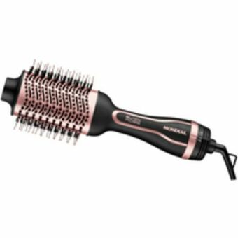 Novo Mundo Escova secadora mondial, cerdas mistas, revestimento cerâmico, preto/golden rose - es-05 oferta