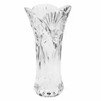 Vaso decorativo petals transparente prestige, vidro - 35261