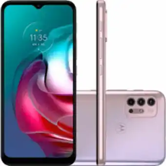 Novo Mundo Smartphone motorola moto g30, tela max vision, 6,5'', 64mp, 128gb, octa-core, white lilac - xt2129-1 oferta