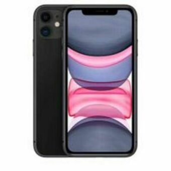 Novo Mundo Iphone 11 preto, com tela de 6,1", 4g, 64 gb e câmera de 12 mp - mhda3br/a oferta