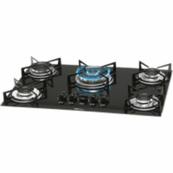 Cooktop fischer 5 bocas tripla chama, preto - 1743-5733