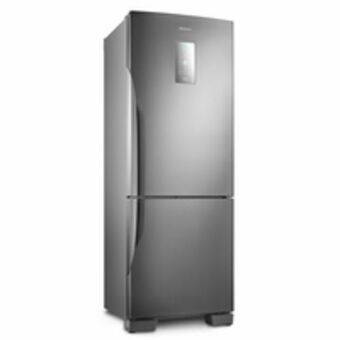 Novo Mundo Geladeira/refrigerador panasonic frost free, fresh freezer, 480l, duplex, aço escovado - nr-bb71pvfx oferta