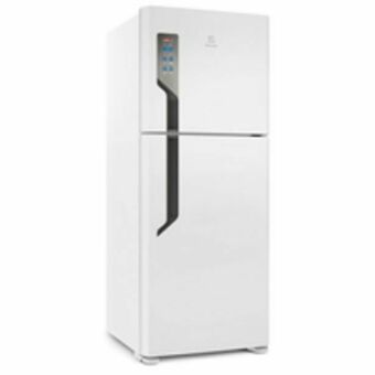 Novo Mundo Geladeira / refrigerador electrolux, frost free, top freezer, 431l, branco - tf55 oferta