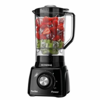 Novo Mundo Liquidificador mondial, 500w, 4 lâminas, 3 velocidades, 2,2 l - l-99 fb oferta
