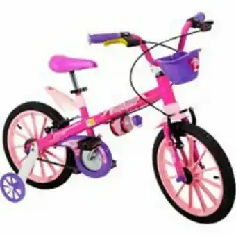 Bicicleta infantil nathor aro 16" - top girls