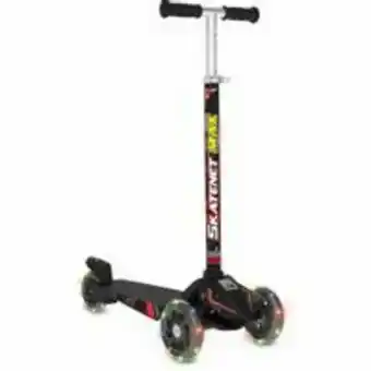 Novo Mundo Skatenet infantil bandeirante max com led - black oferta