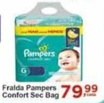 Fralda Pampers Confort Sec Bag