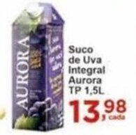 Rossi Supermercado Suco de Uva Integral Aurora TP 1,5L oferta