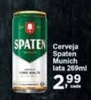 Cerveja Spaten Munich lata 269ml