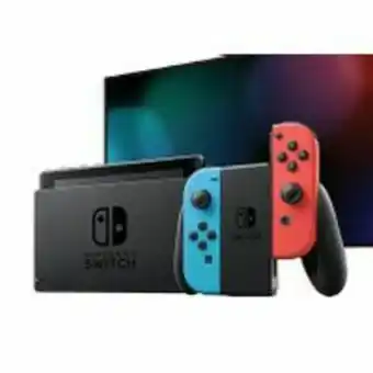 Console nintendo switch vermelho com azul