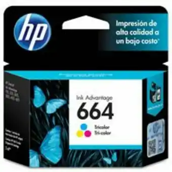 Cartucho de tinta hp 664 colorido