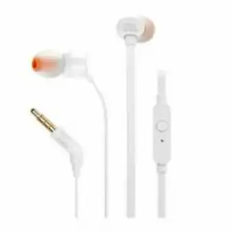 Fone de ouvido intra auricular jbl t110 branco - jblt110wht