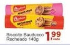 Rossi Supermercado Biscoito Bauducco Recheado 140g oferta