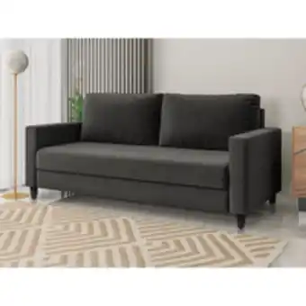 Sofá 3 lugares, com pés - montreal elegante