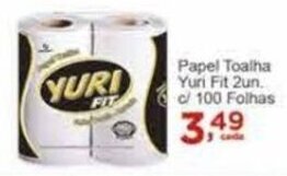 Rossi Supermercado Papel Toalha Yuri Fit 2un. c/100 Folhas oferta