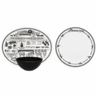 Novo Mundo Conjunto para churrasco daily, 6 peças, porcelana, jornal do churrasqueiro - ah41-6786 oferta