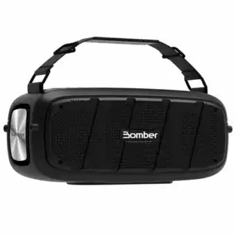 Fujioka Caixa de som bomber bomberbox i, potência 55w rms, com bluetooth | preto oferta