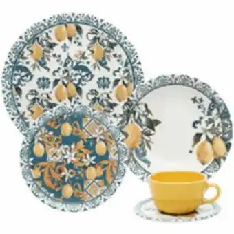 Novo Mundo Conjunto de pratos siciliano, 20 peças, cerâmica, colorido - ay20-5609 oferta