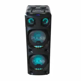 Caixa de som pulse sp1000, potência de 4000w, luzes de led | preto